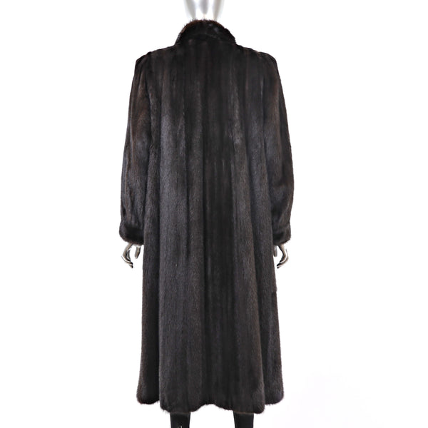 Mahogany Mink Coat- Size M-L