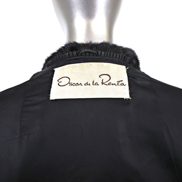 Oscar De La Renta Ranch Mink Coat- Size S