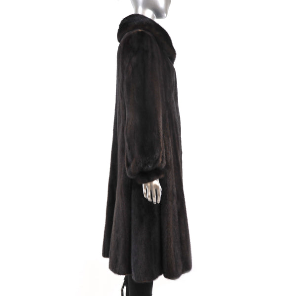 Mahogany Mink Coat- Size S
