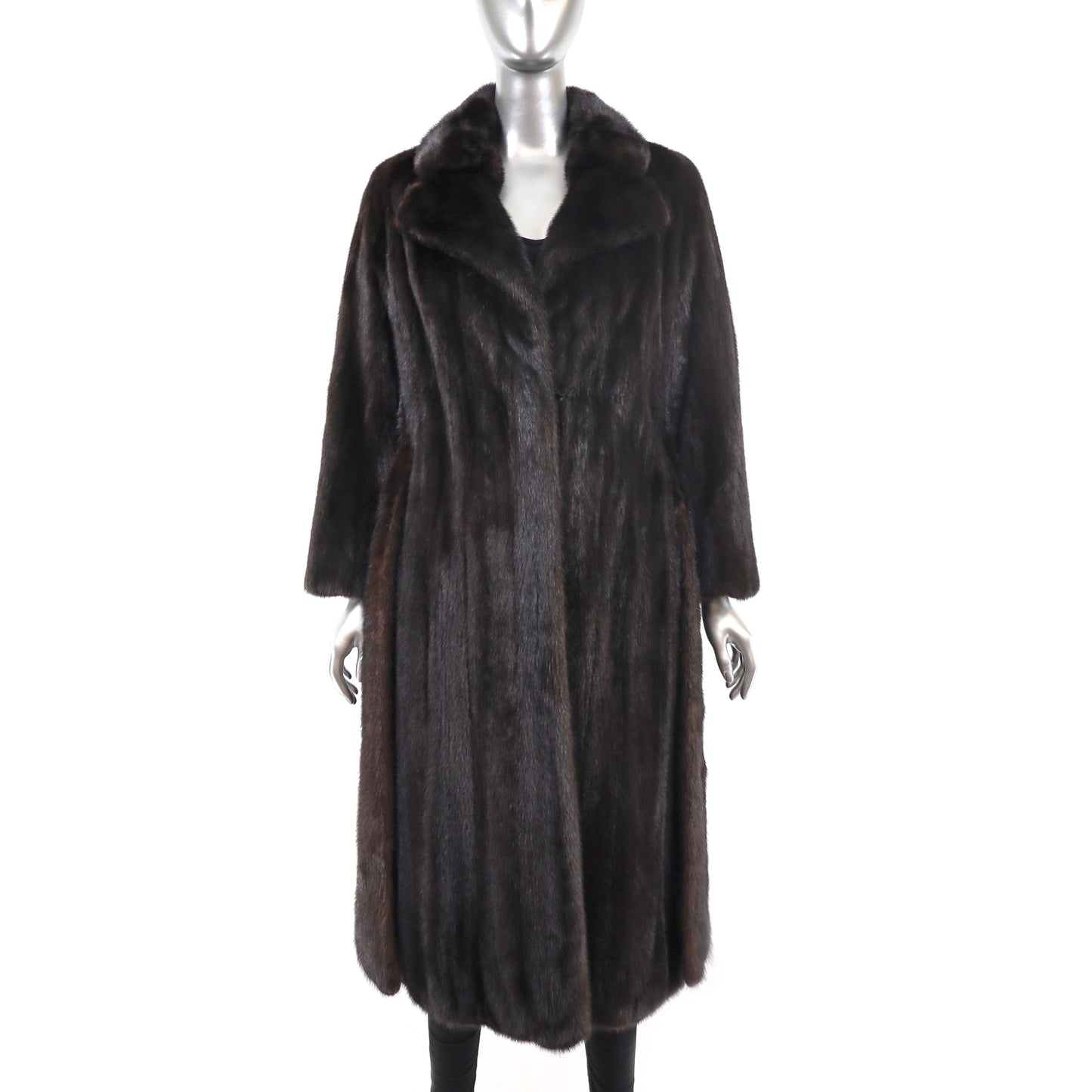 Black Mink Coat- Size S