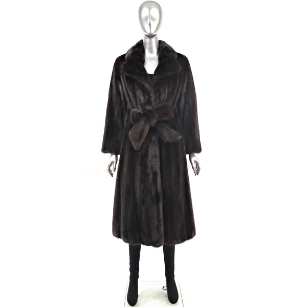 Mahogany Mink Coat- Size S