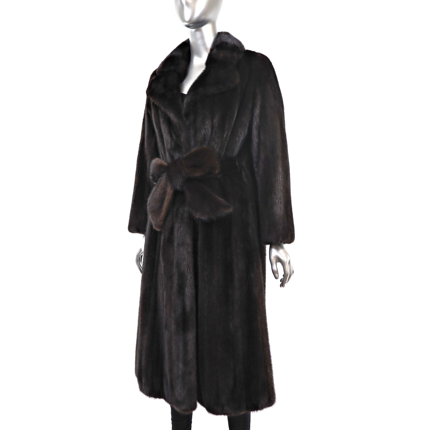Black Mink Coat- Size S