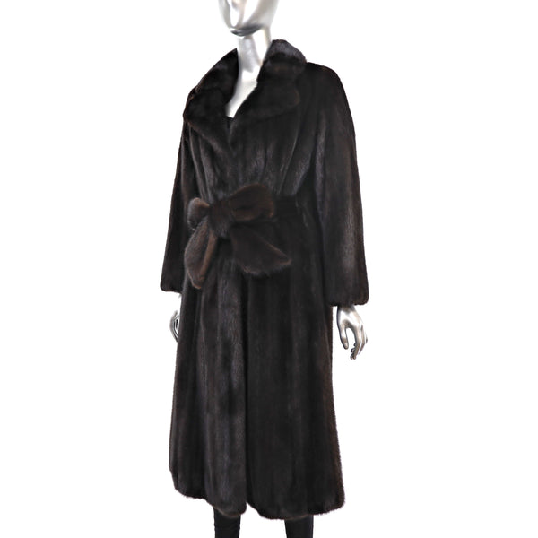 Mahogany Mink Coat- Size S