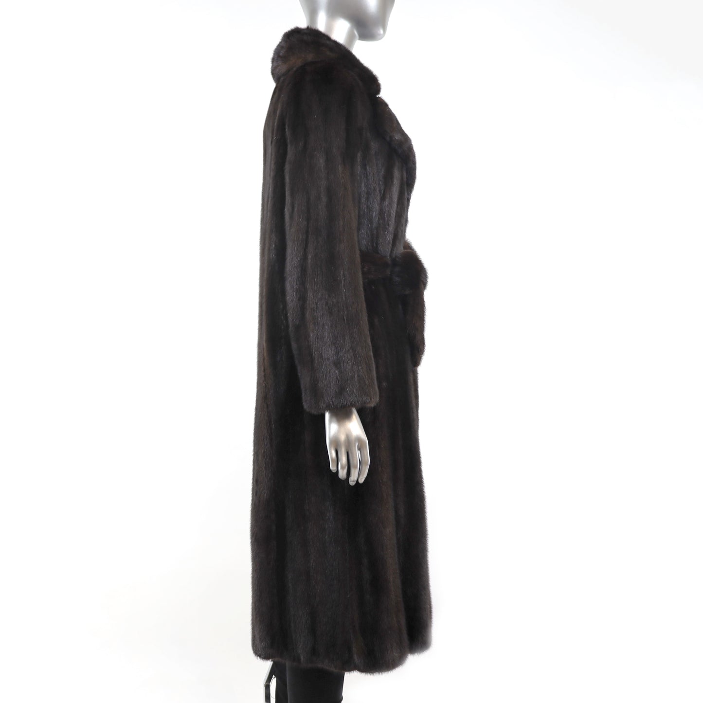 Black Mink Coat- Size S