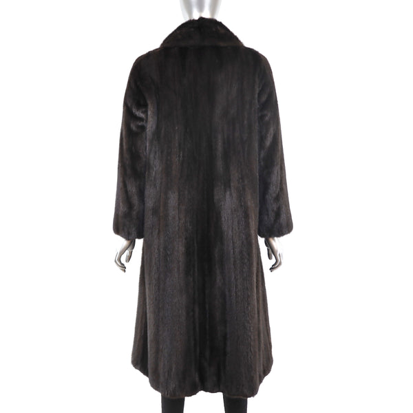 Mahogany Mink Coat- Size S