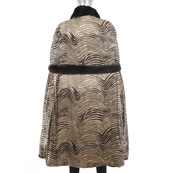 Mahogany Mink Coat- Size S