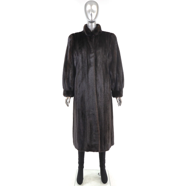 Mahogany Mink Coat- Size M