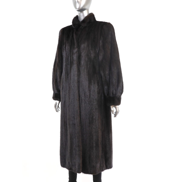 Mahogany Mink Coat- Size M