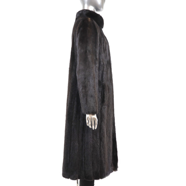 Blackglama Mahogany Mink Coat- Size M-L