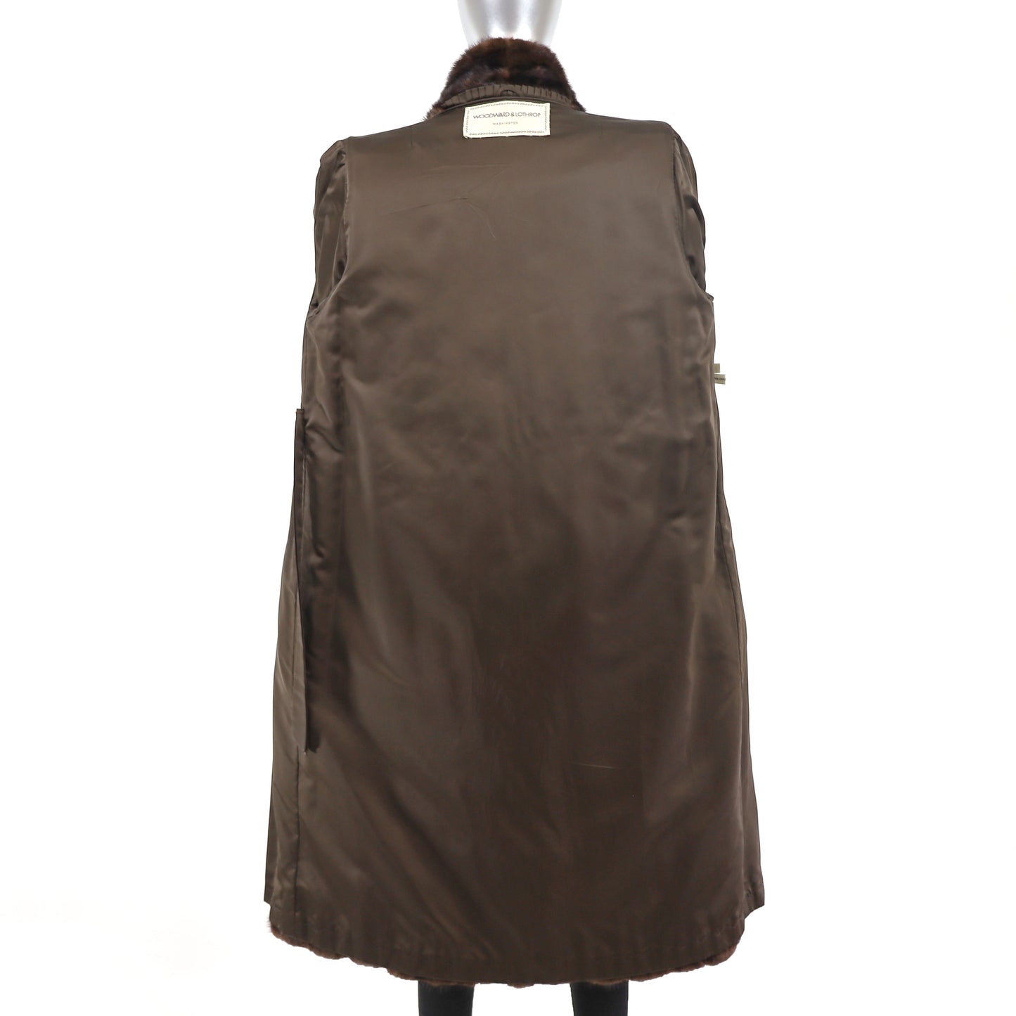 Mahogany Mink Coat- Size L