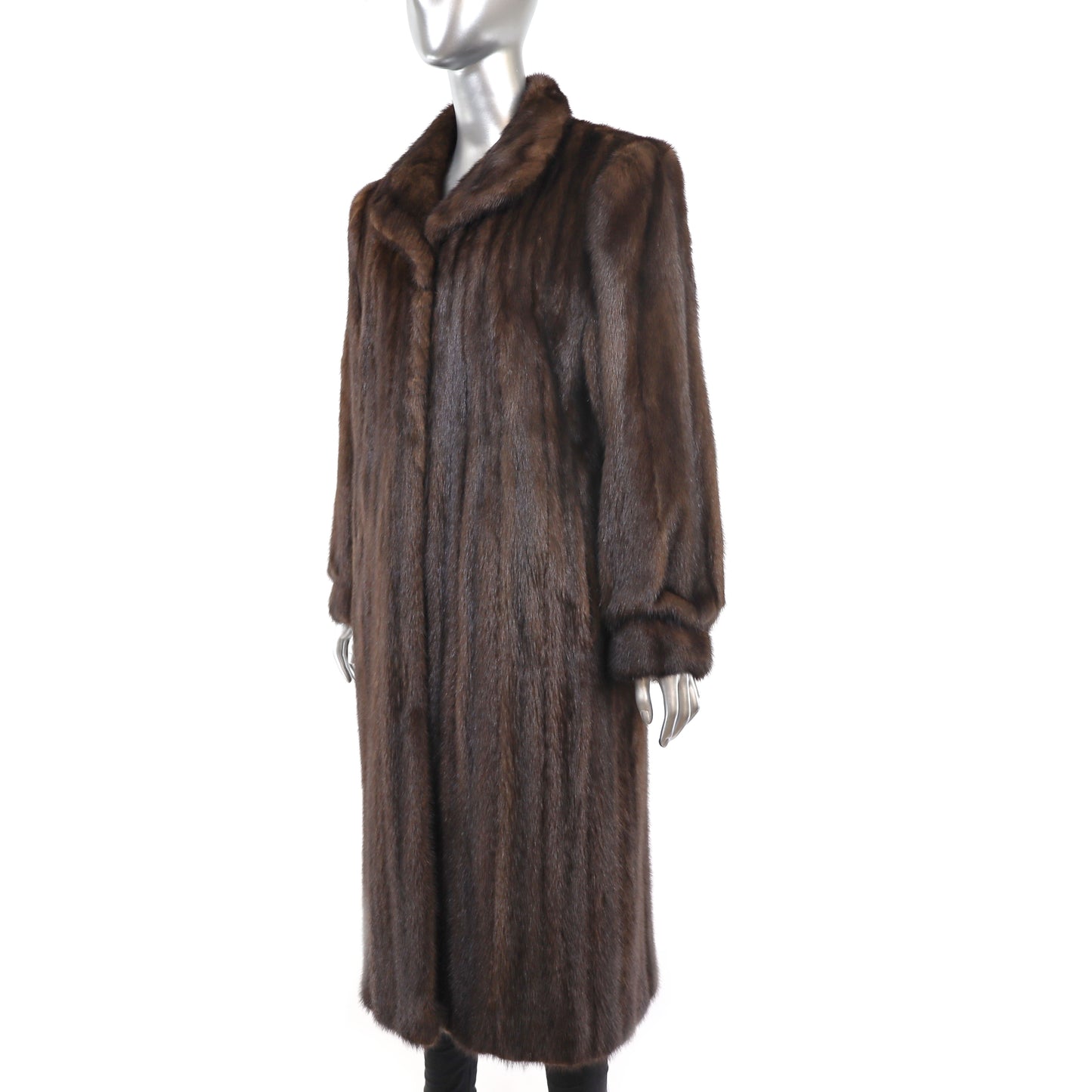 Mahogany Mink Coat- Size L
