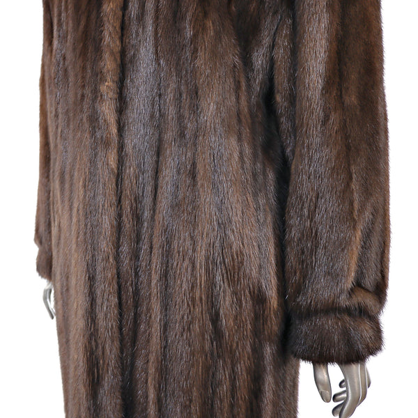 Mahogany Mink Coat- Size L