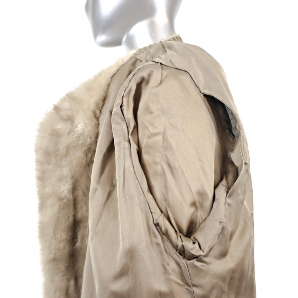 Sapphire Mink Coat- Size XL