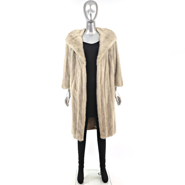 Sapphire Mink Coat- Size XL