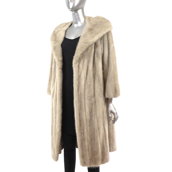 Sapphire Mink Coat- Size XL
