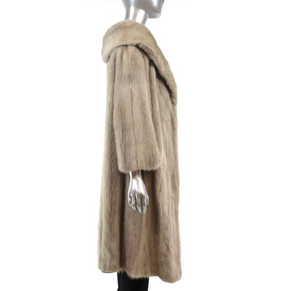 Sapphire Mink Coat- Size XL