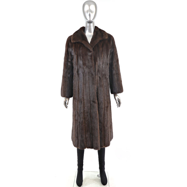 Mahogany Mink Coat- Size L