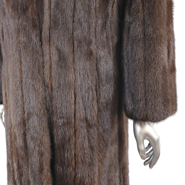 Mahogany Mink Coat- Size L