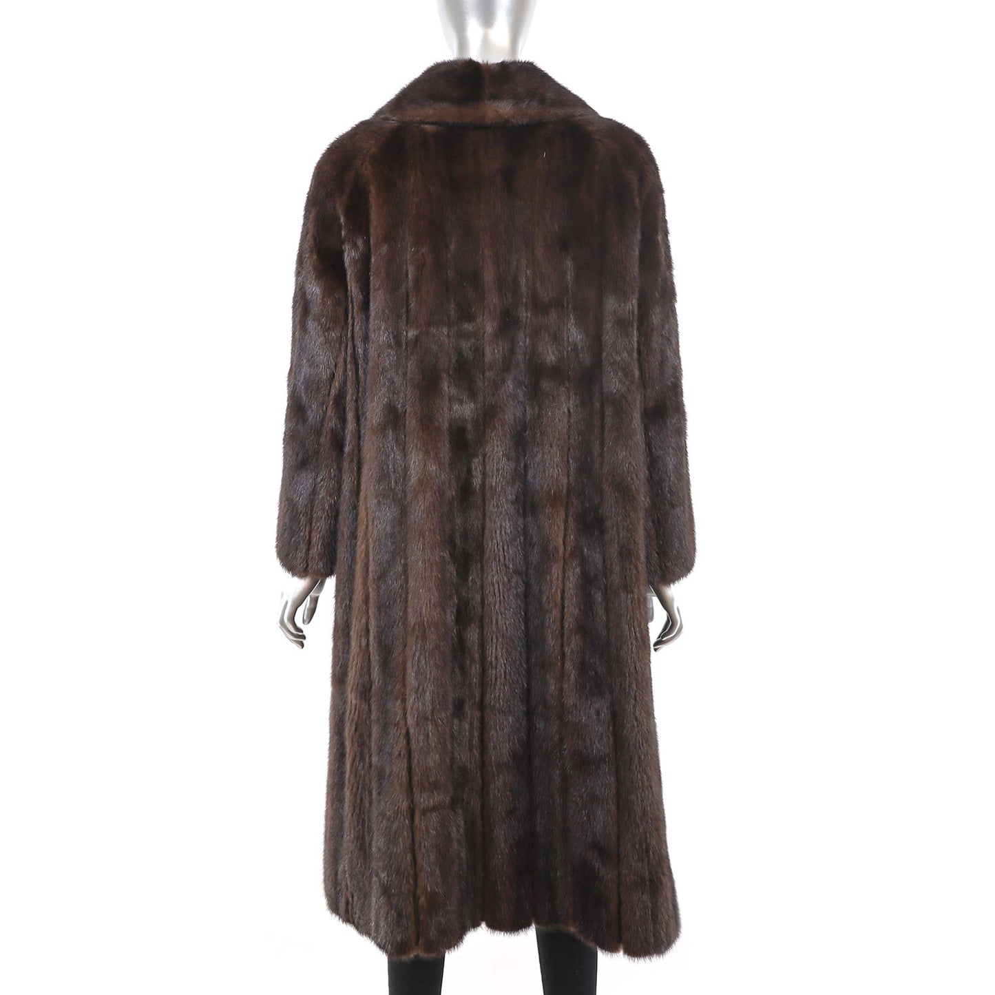 Brown Mink Coat- Size L