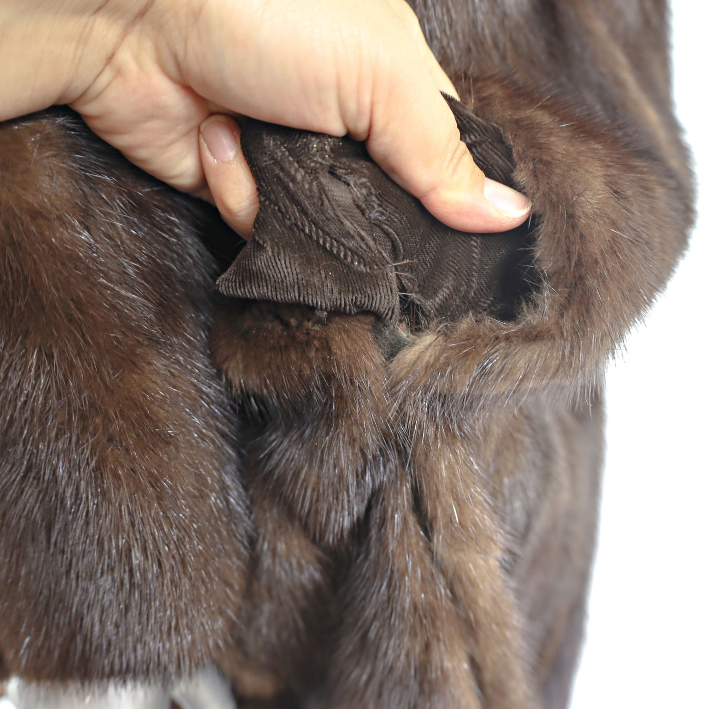 Brown Mink Coat- Size L