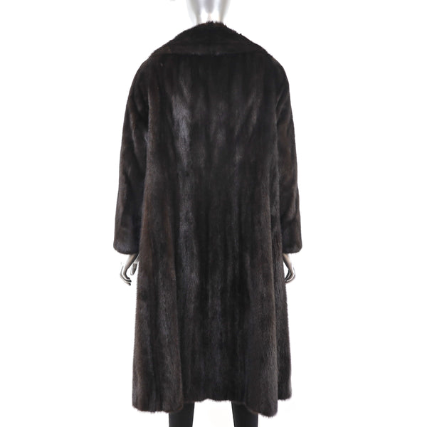 Mahogany Mink Coat- Size L