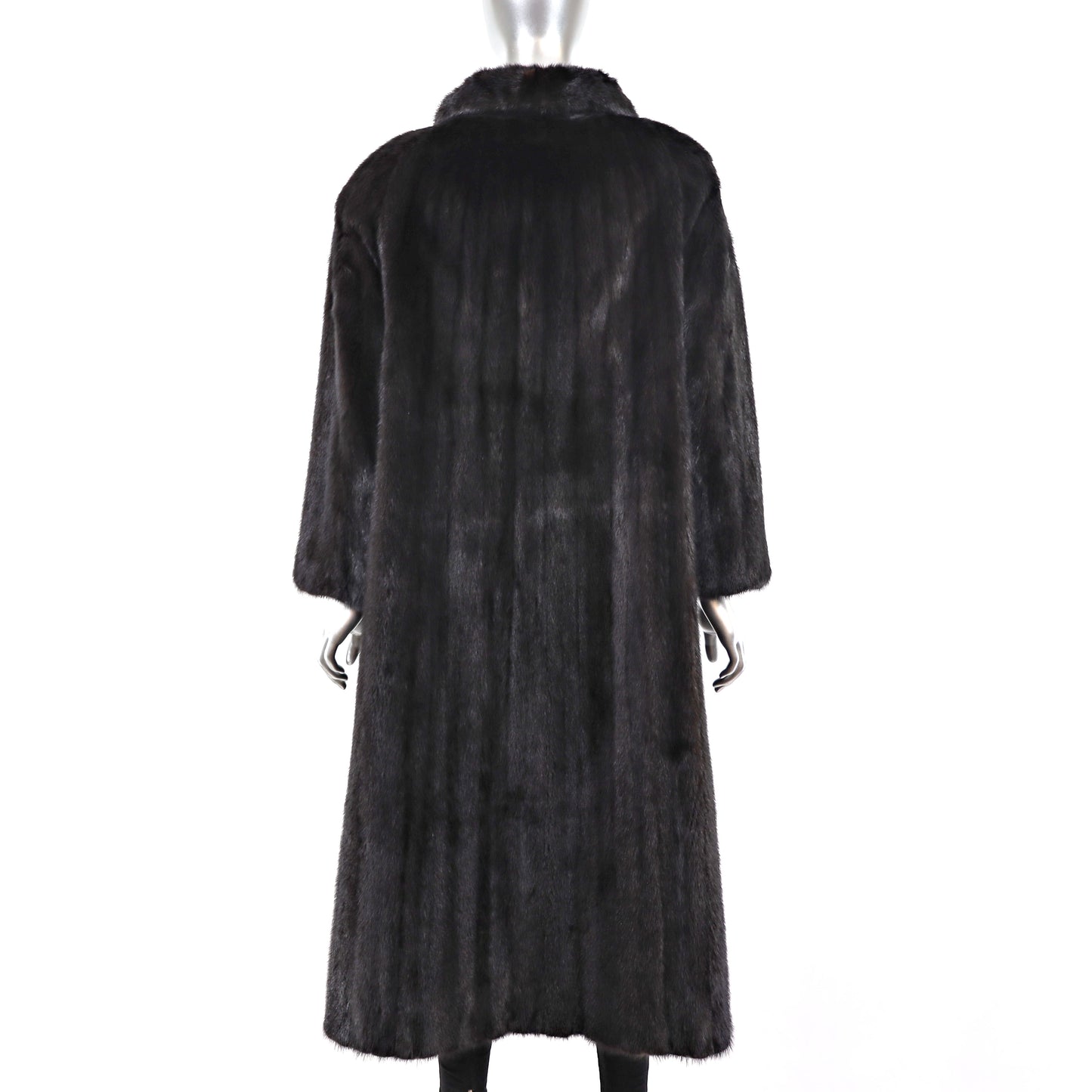 Black Mink Coat- Size M