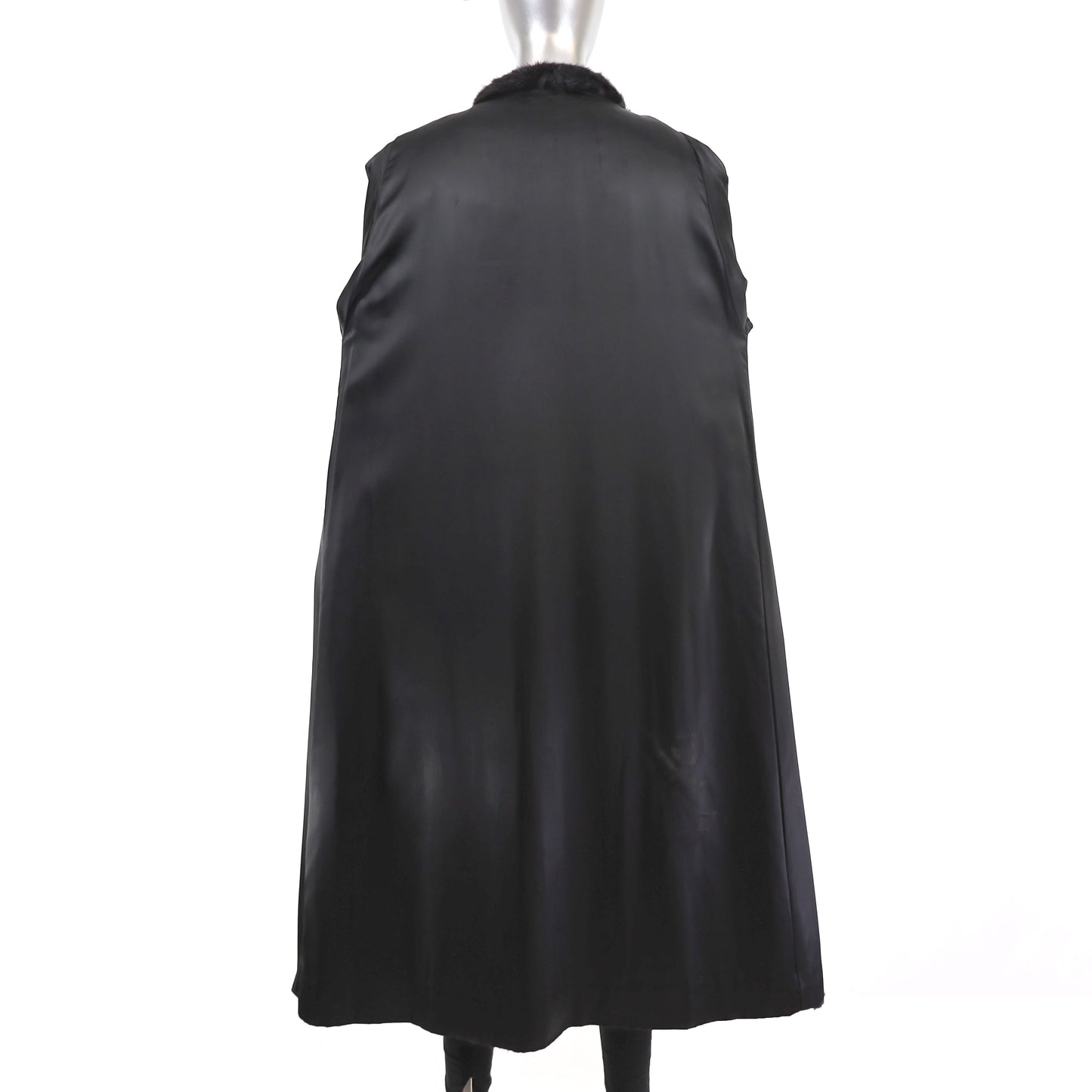 Black Mink Coat- Size M