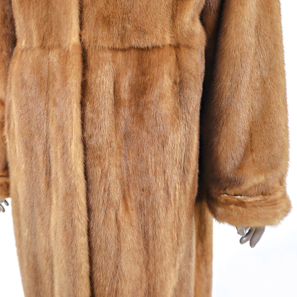 Whiskey Mink Coat- Size M