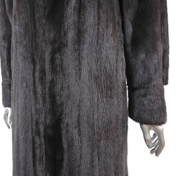 Dark Mahogany Mink Coat- Size S