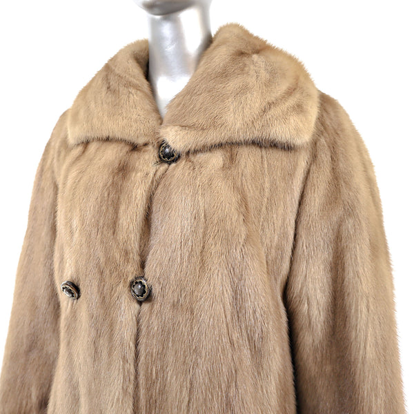 Pastel Mink Coat- Size M