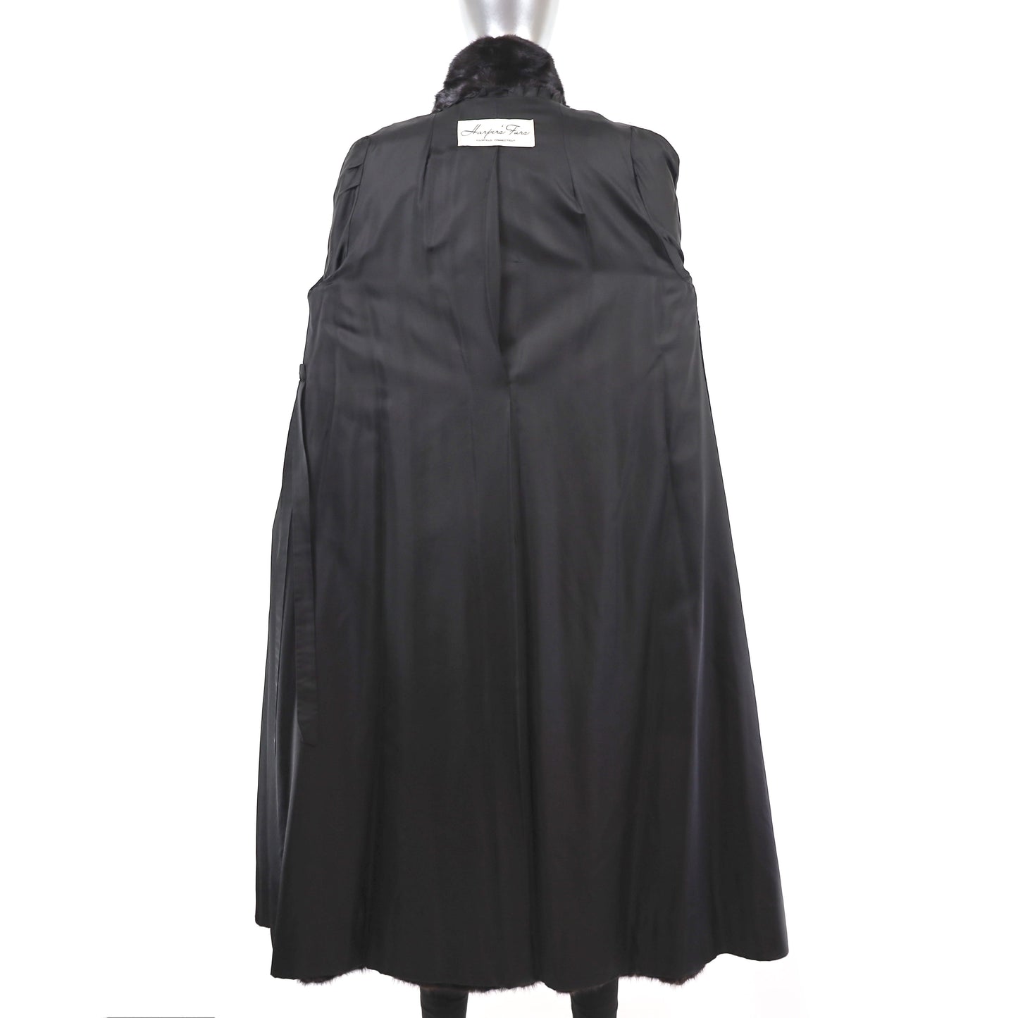 Black Mink Coat- Size L