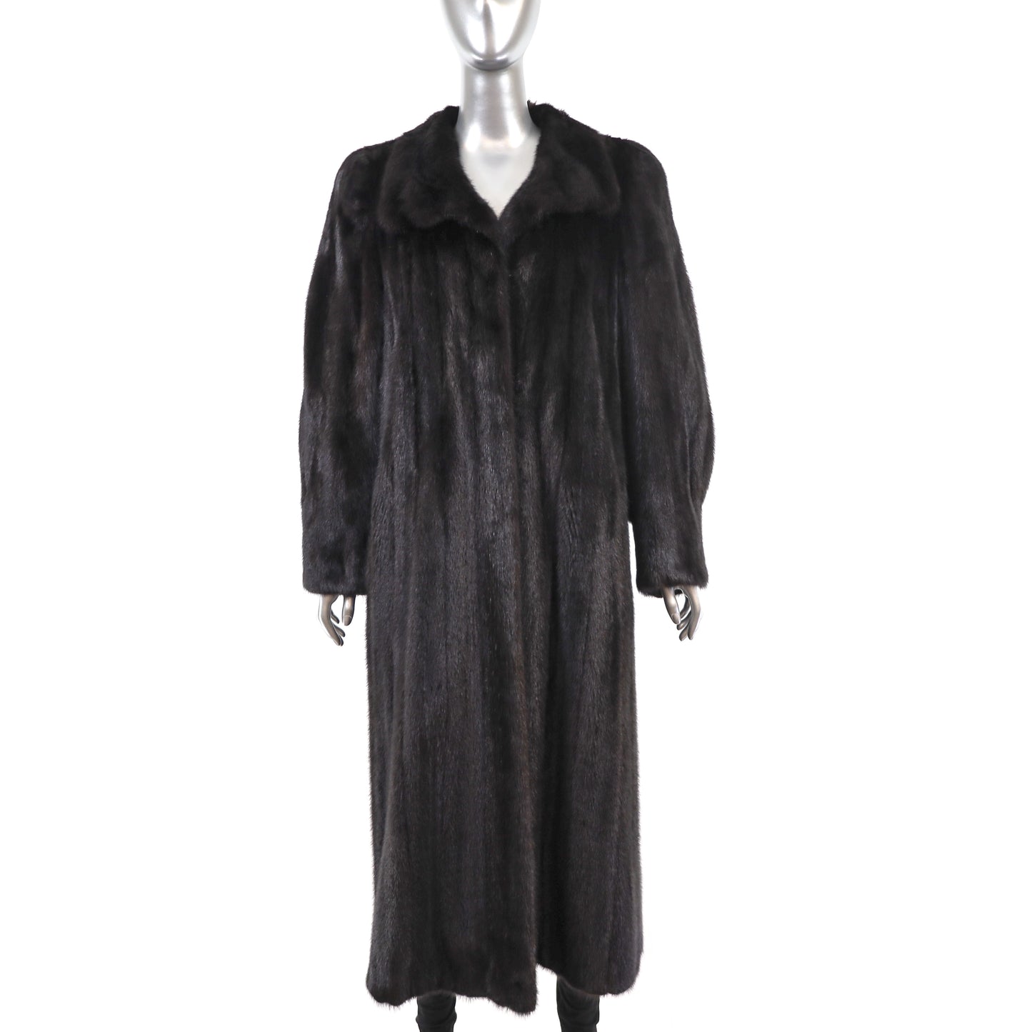 Black Mink Coat- Size L