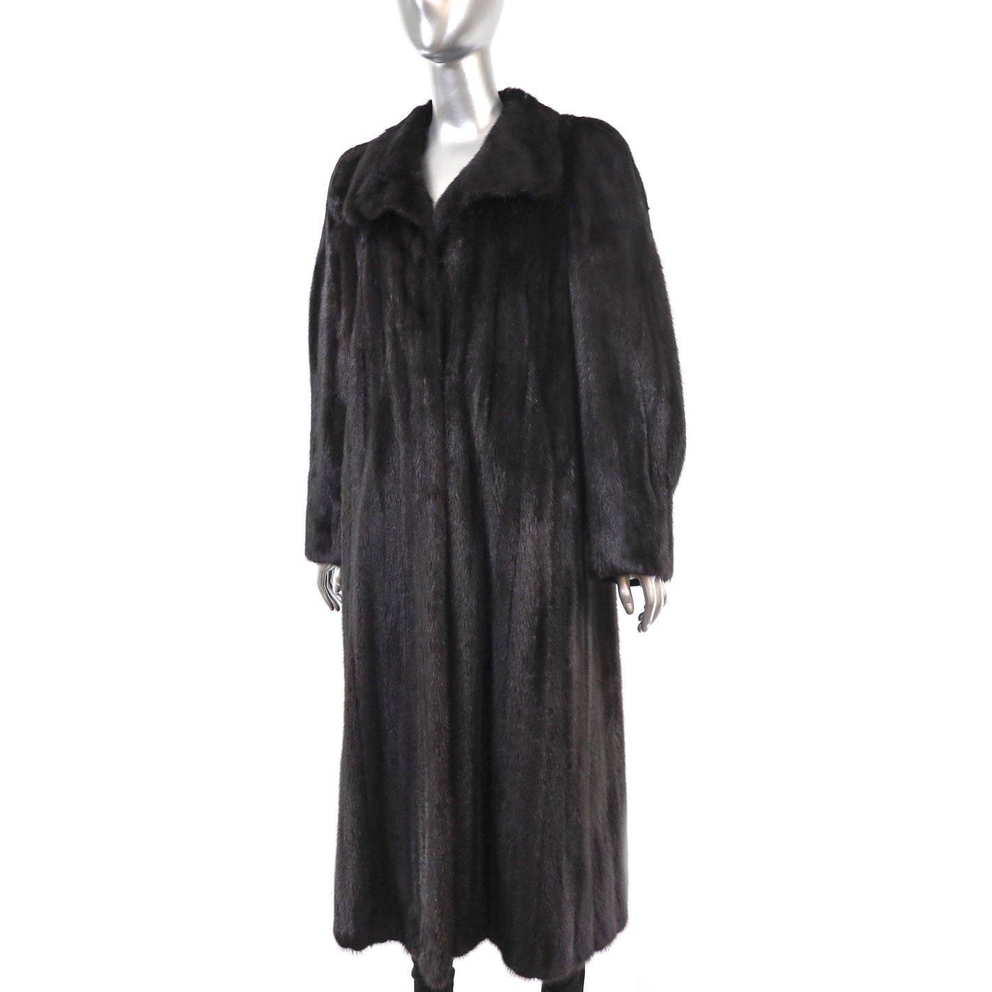 Black Mink Coat- Size L