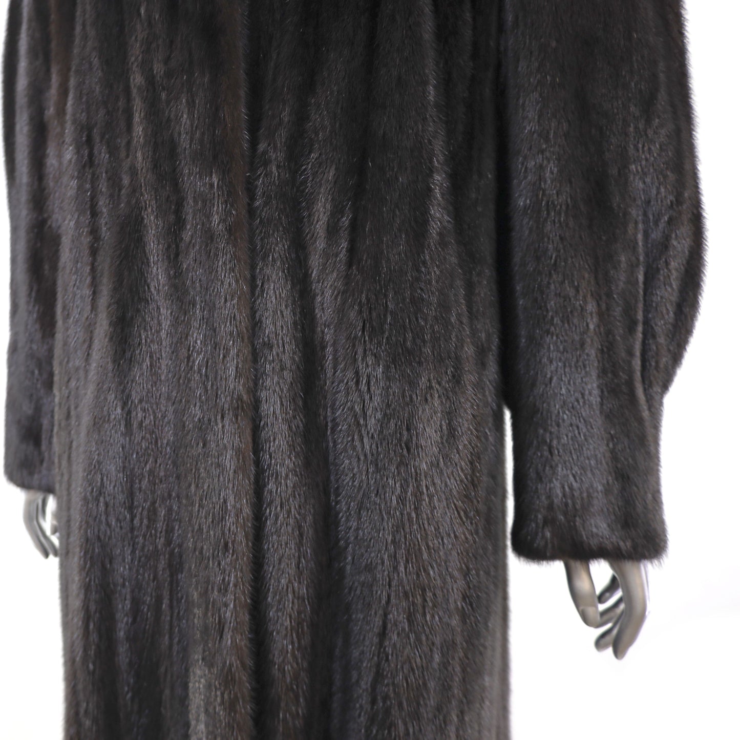 Black Mink Coat- Size L