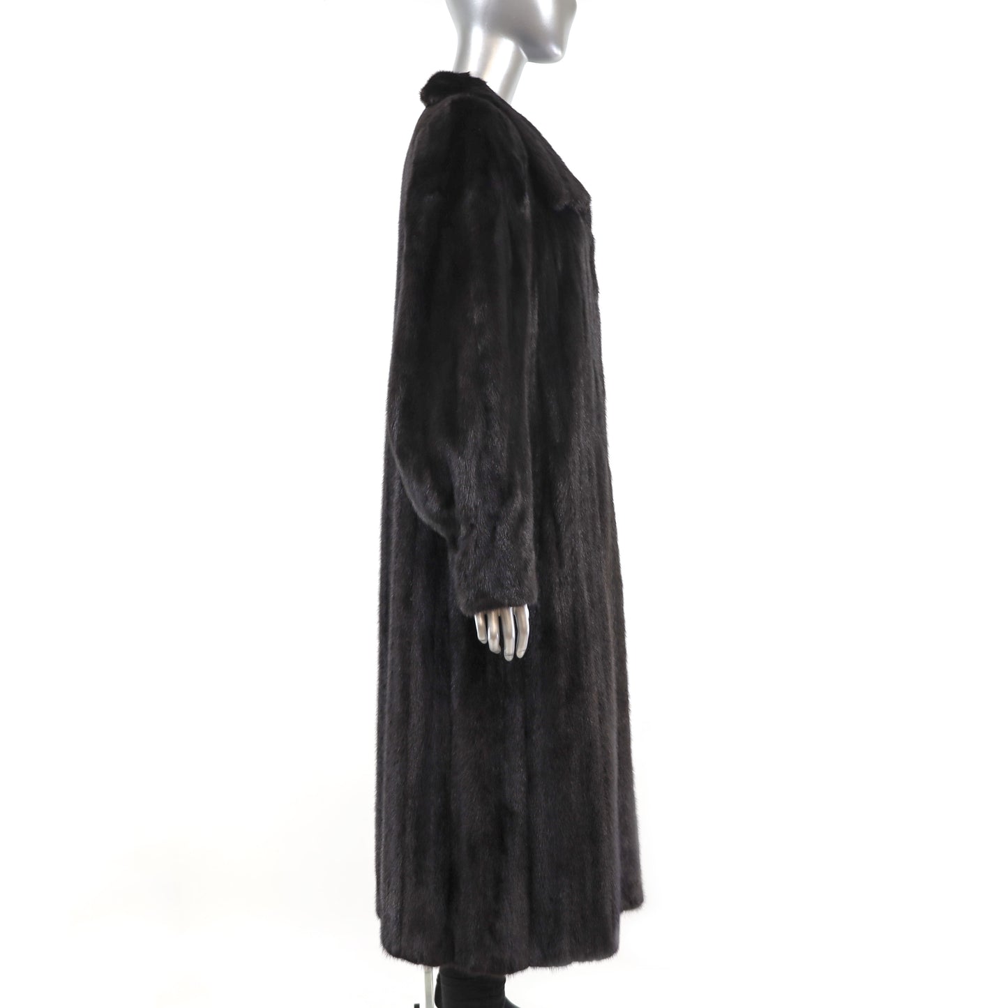 Black Mink Coat- Size L