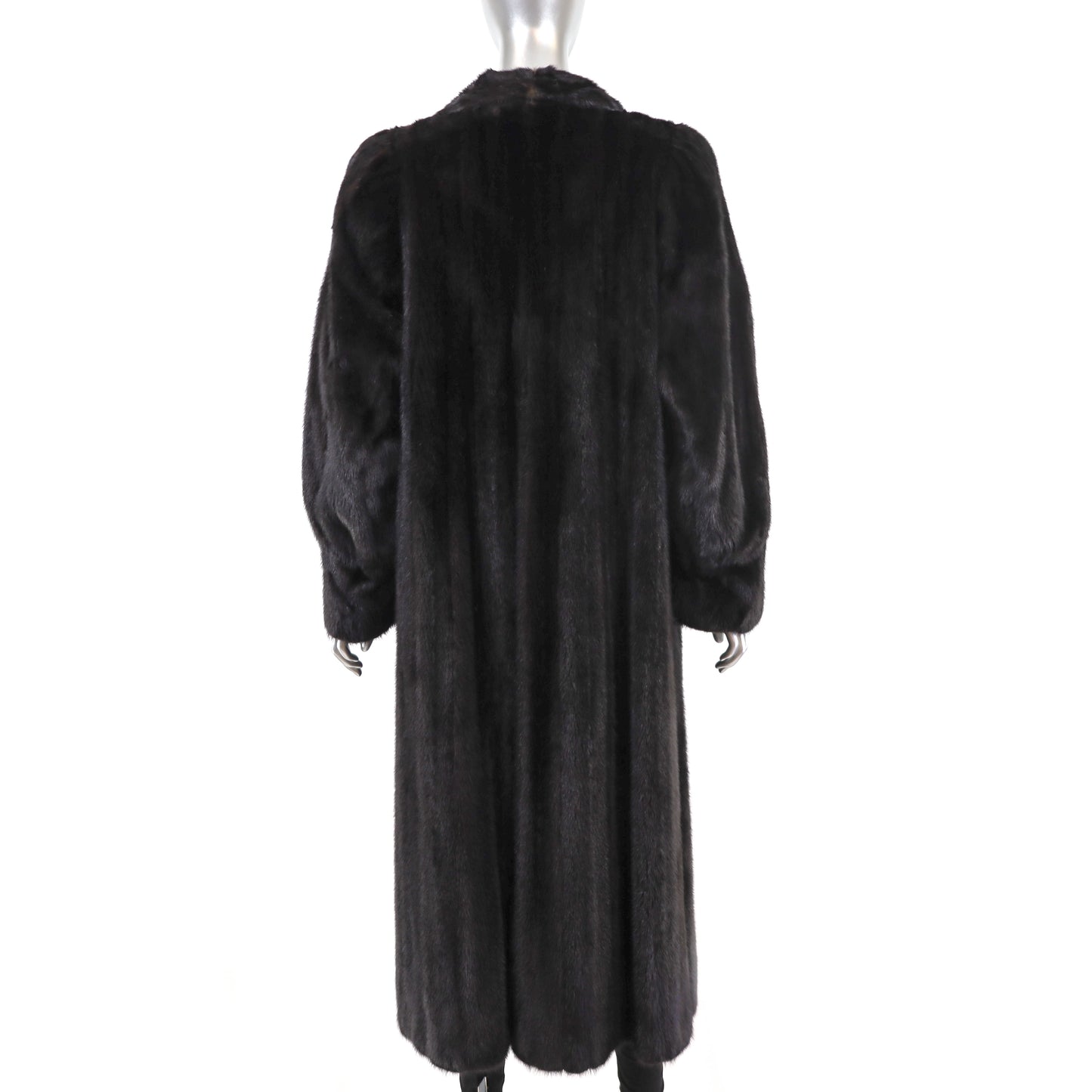 Black Mink Coat- Size L