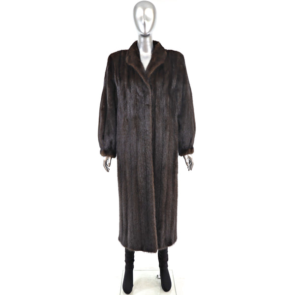 Mahogany Mink Coat- Size M