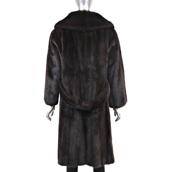 Rosendorf/ Evans Mahogany Mink Coat- Size L