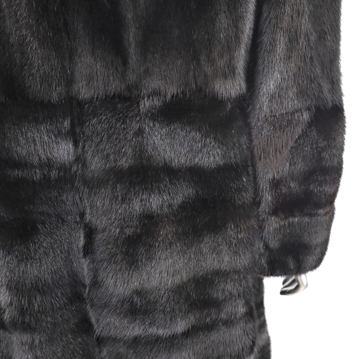 Black Mink Coat- Size M