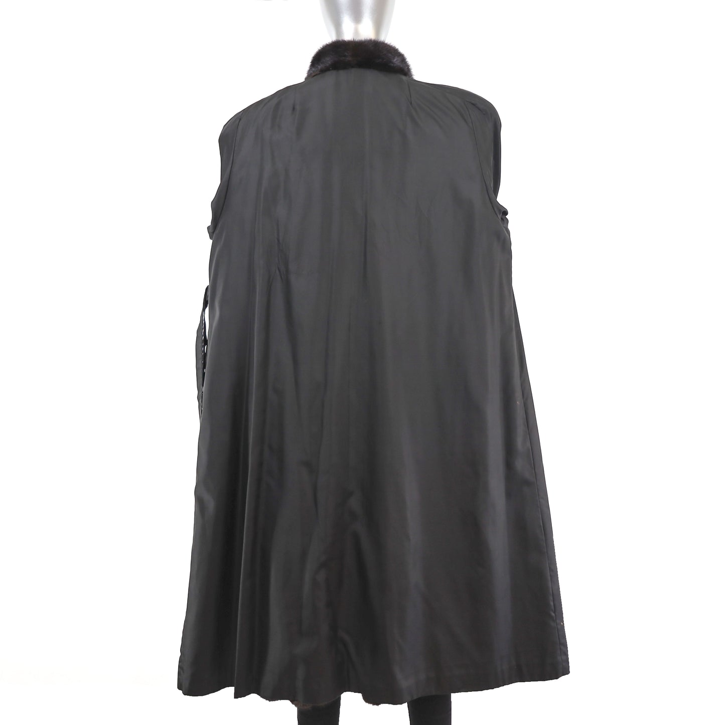 Mahogany Mink Coat- Size XL