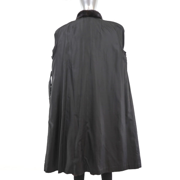 Mahogany Mink Coat- Size XL