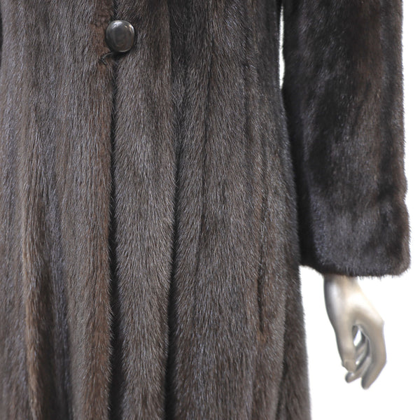 Revillon/ Saks Fifth Avenue Mahogany Mink Coat- Size XS