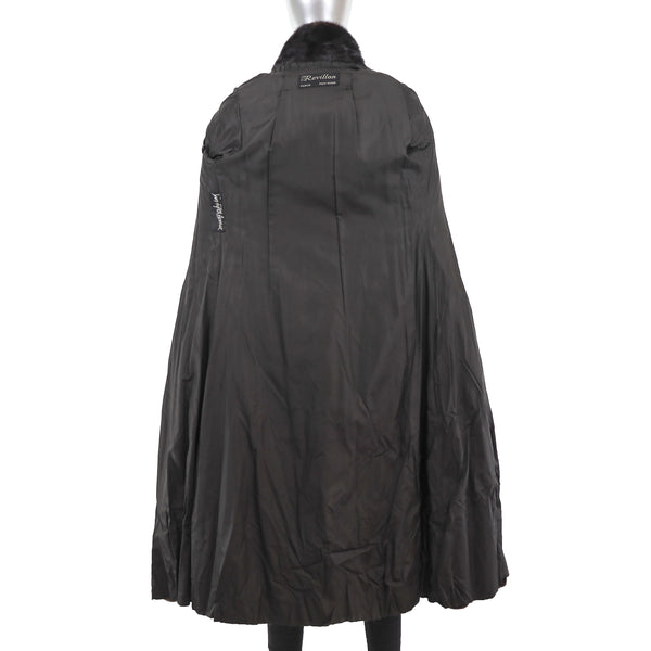 Revillon/ Saks Fifth Avenue Mahogany Mink Coat- Size XS