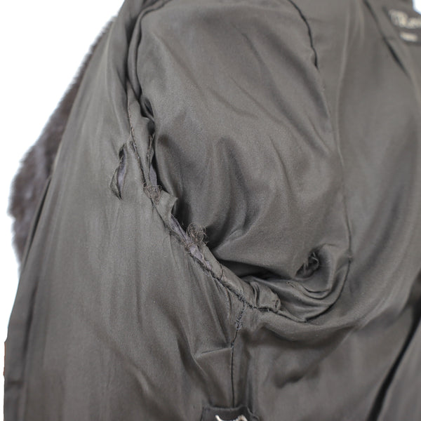 Revillon/ Saks Fifth Avenue Mahogany Mink Coat- Size XS