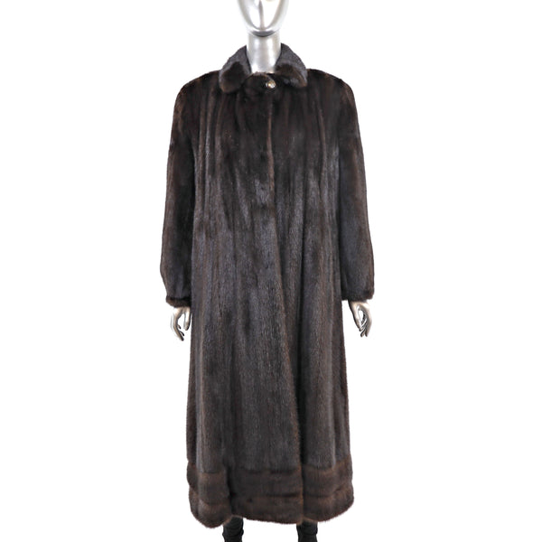 Mahogany Mink Coat- Size M