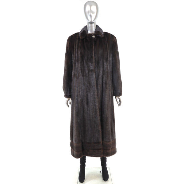 Mahogany Mink Coat- Size M