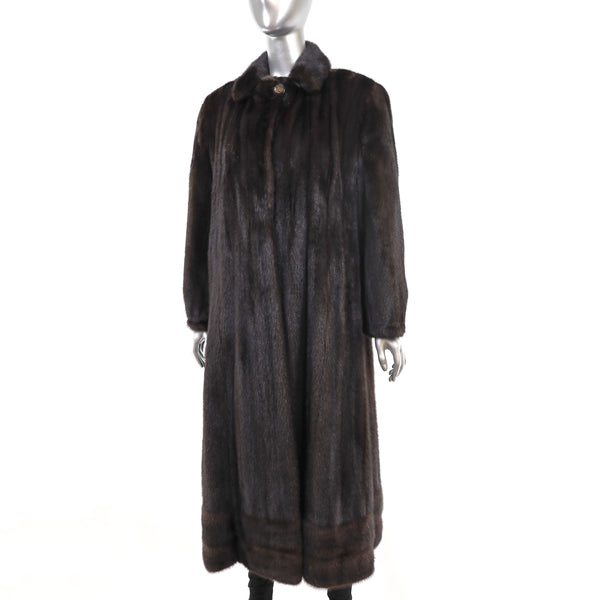 Mahogany Mink Coat- Size M