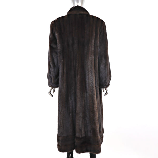 Mahogany Mink Coat- Size M