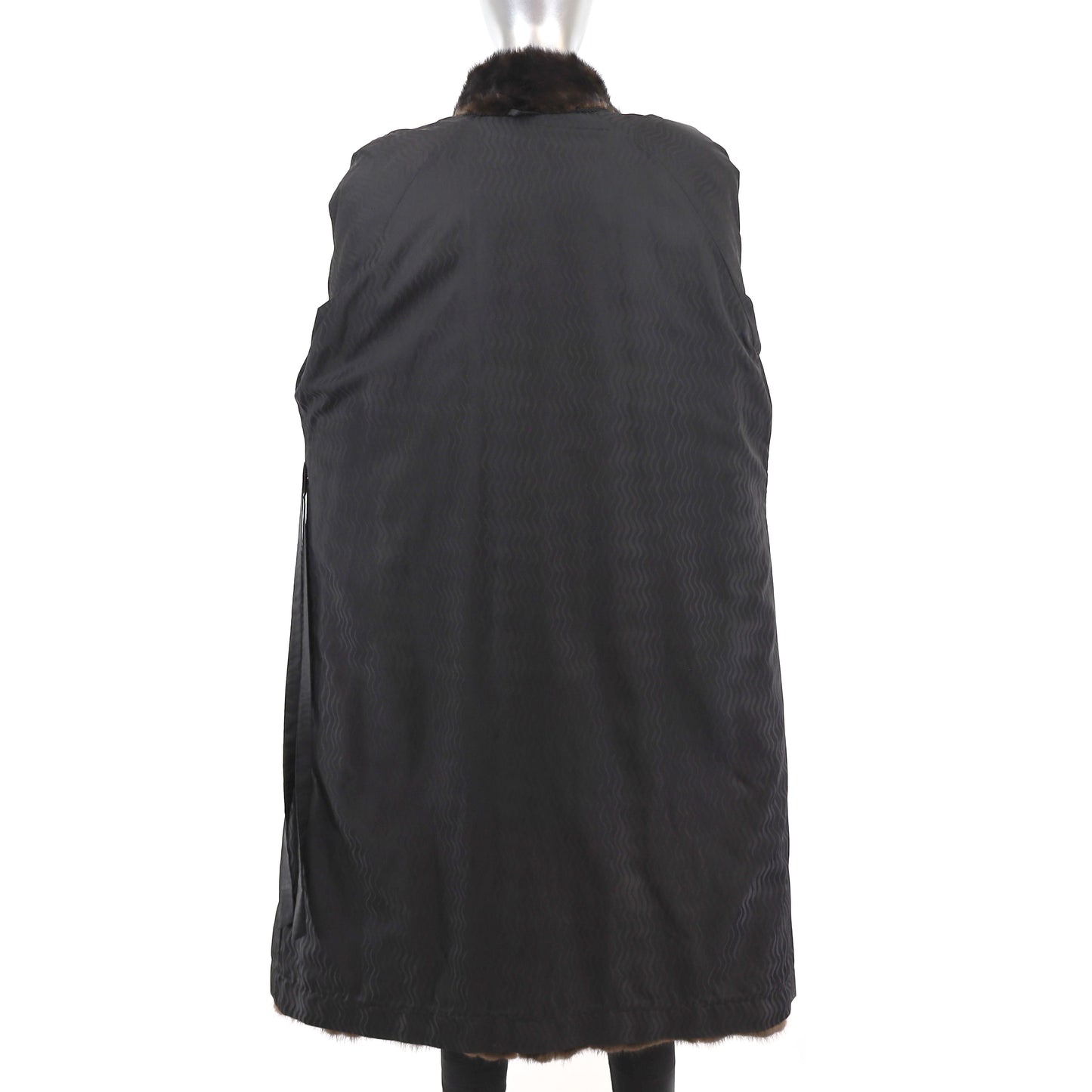Mahogany Mink Coat- Size XL