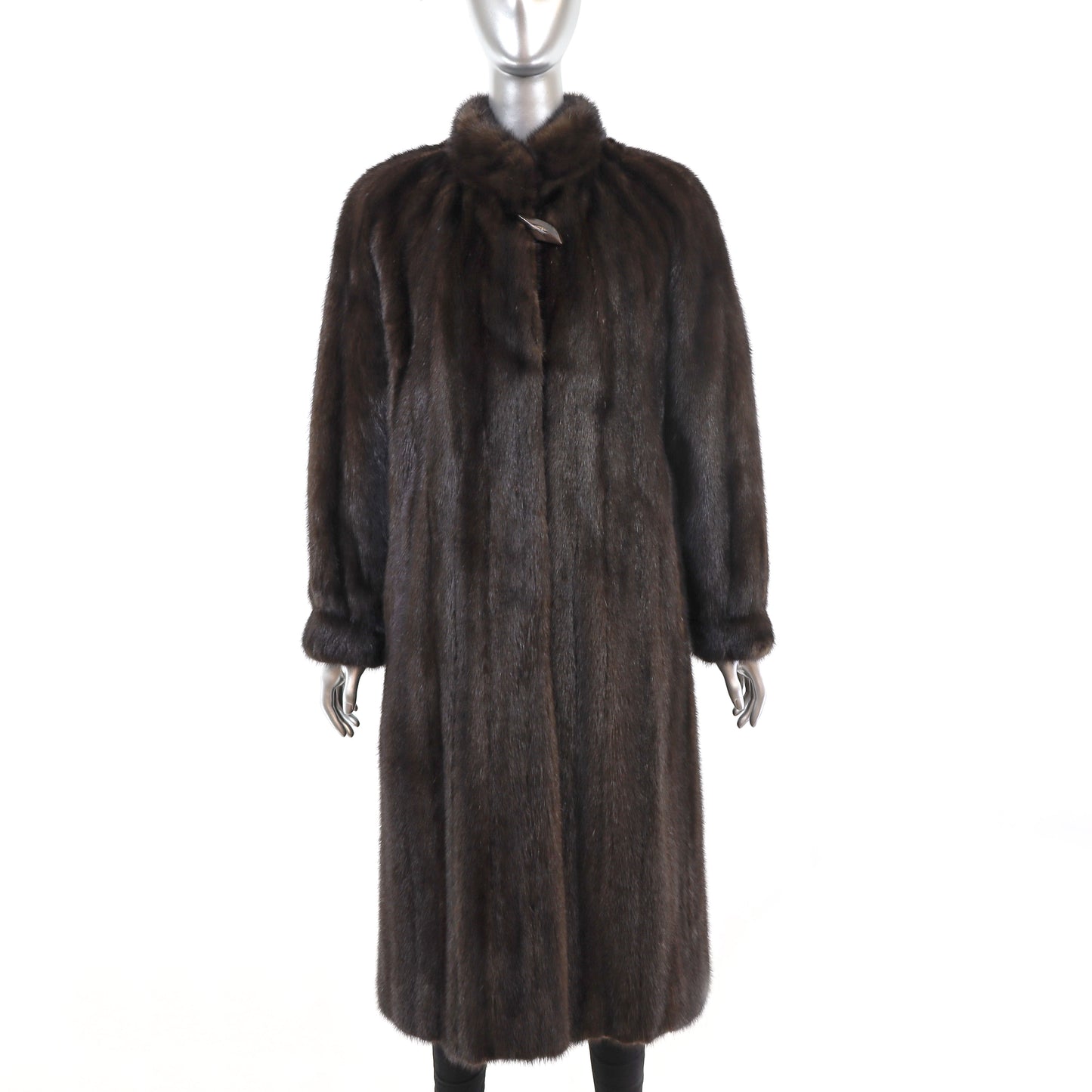 Mahogany Mink Coat- Size XL